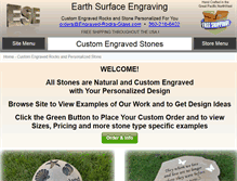 Tablet Screenshot of engraved-rocks-glass.com